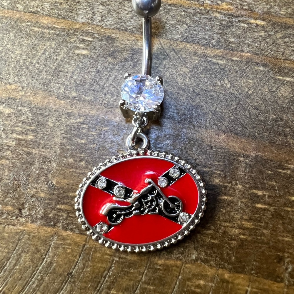 Motorcycle belly ring